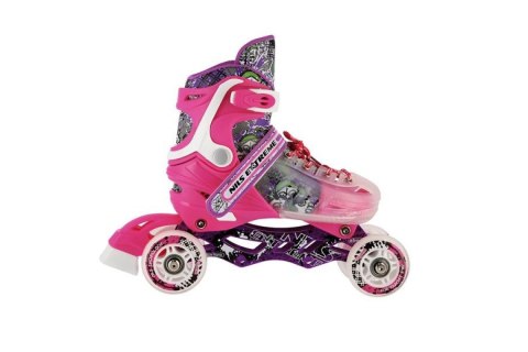 ŁYŻWOROLKI REGULOWANE 4W1 NH18122 ROZM. L (39-43) /NILS