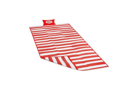 MATA PLAŻOWA CZERW. 180x90 CM /NILS