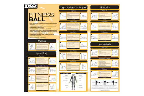 PIŁKA DO ĆWICZEŃ FITNESS FBTK 55CM /TKO