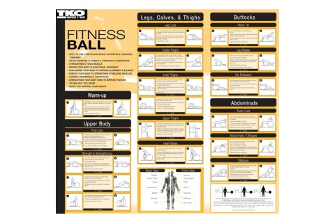 PIŁKA DO ĆWICZEŃ FITNESS FBTK 65CM /TKO