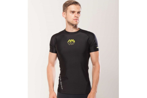 KOSZULKA RASHGUARD SCENE CZARN. ROZM. L /AQUA MARINA