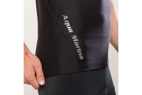 KOSZULKA RASHGUARD SCENE CZARN. ROZM. S /AQUA MARINA