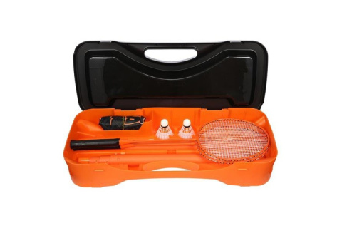 ZESTAW DO GRY W BADMITONA 2RAKIETY SIATKA ZSB-1 /NILS