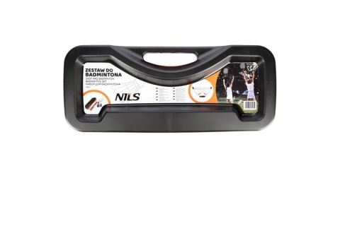 ZESTAW DO GRY W BADMITONA 2RAKIETY SIATKA ZSB-1 /NILS