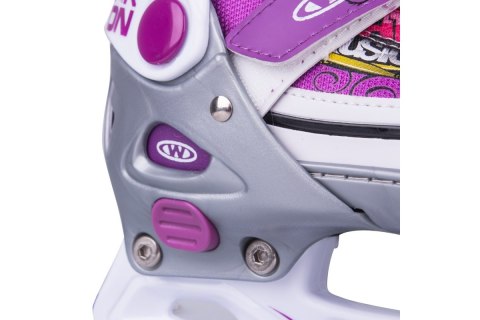 ŁYŻWOROLKI REGULOWANE 2W1 ARON ROZM. L (40-43) /WORKER