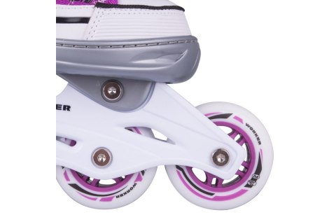 ŁYŻWOROLKI REGULOWANE 2W1 ARON ROZM. L (40-43) /WORKER