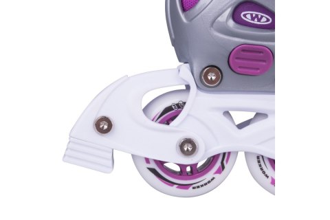 ŁYŻWOROLKI REGULOWANE 2W1 ARON ROZM. L (40-43) /WORKER