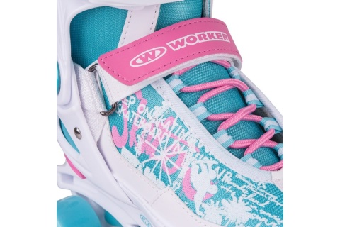 ŁYŻWOROLKI REGULOWANE 2W1 JUANDO ROZM. S (33-36) /WORKER