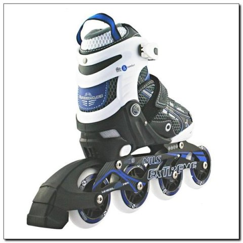 ŁYŻWOROLKI REGULOWANE NA9008 ROZM. S (31-34) /NILS