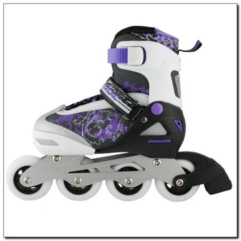 ŁYŻWOROLKI NJ-9012 A FIOL. ROZM. L /NILS