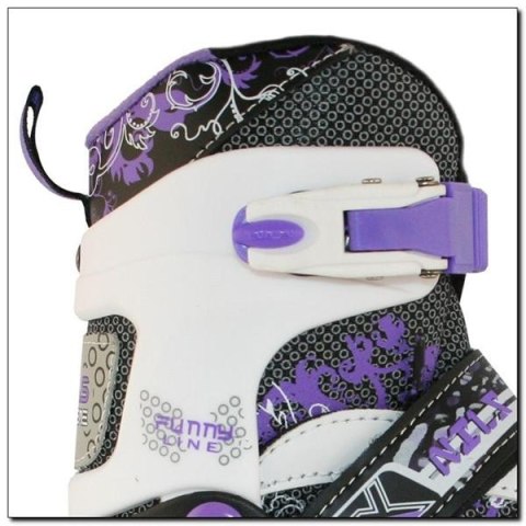 ŁYŻWOROLKI NJ-9012 A FIOL. ROZM. L /NILS