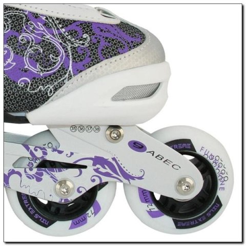 ŁYŻWOROLKI NJ-9012 A FIOL. ROZM. S /NILS