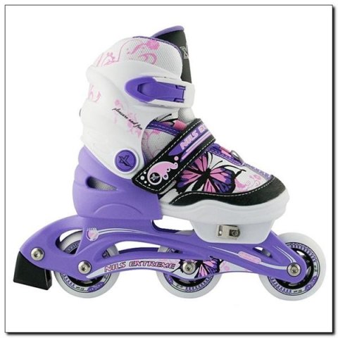 ŁYŻWOROLKI REGULOWANE NJ9128 ROZM. S (30-33) /NILS