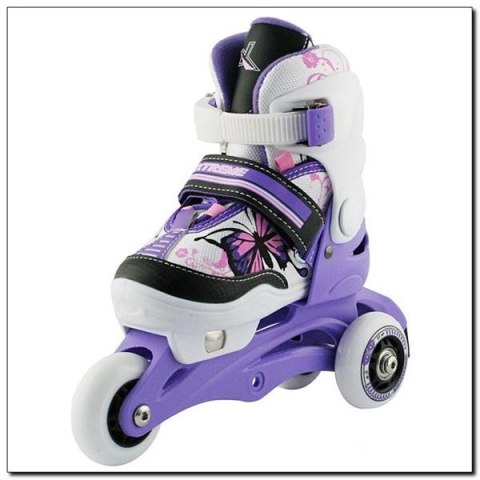 ŁYŻWOROLKI REGULOWANE NJ9128 ROZM. S (30-33) /NILS