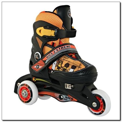 ŁYŻWOROLKI REGULOWANE NJ9128 ROZM. XS (26-29) /NILS