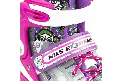 ŁYŻWOROLKI REGULOWANE NJ1812 ROZM. S (29-33) /NILS