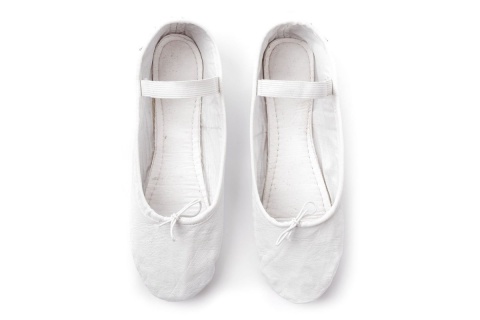 BALETKI SKÓRZANE ROZM. 35 BIAŁ. /METEOR