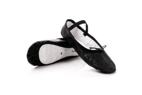 BALETKI SKÓRZANE ROZM. 41 CZARN. /METEOR