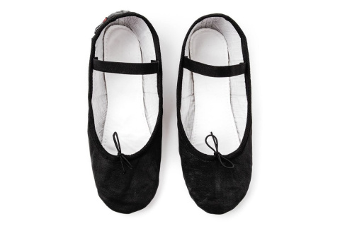 BALETKI SKÓRZANE ROZM. 45 CZARN. /METEOR