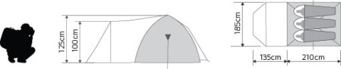NAMIOT TURYSTYCZNY ALASKA 3 /ALLTO NAMIOT TURYSTYCZNY ALASKA 3 /ALLTO