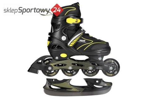 ŁYŻWOROLKI REGULOWANE 2W1 NH11812 ROZM. L (39-42) /NILS