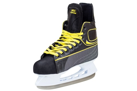 ŁYŻWY HOKEJOWE NH8556 S ROZM. 44 CZARN-ŻÓŁT. /NILS