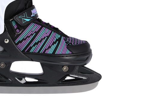 ŁYŻWY HOKEJOWE NH2255 A ROZM. L(40-43) CZARN-FIOL. /NILS