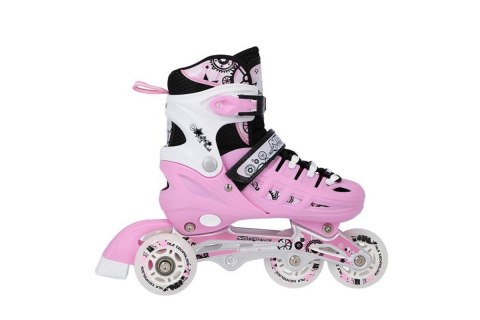 ŁYŻWOROLKI REGULOWANE 4W1 NH10905 ROZM. S (31-34) /NILS