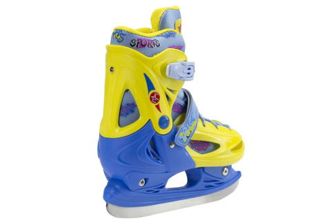 ŁYŻWY HOKEJOWE NH1105 A ROZM. M (35-38) ŻÓŁT-NIEB. /NILS