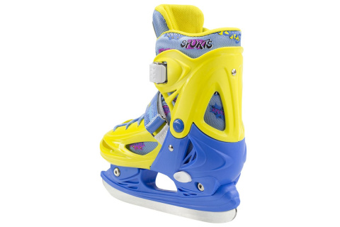 ŁYŻWY HOKEJOWE NH1105 A ROZM. M (35-38) ŻÓŁT-NIEB. /NILS