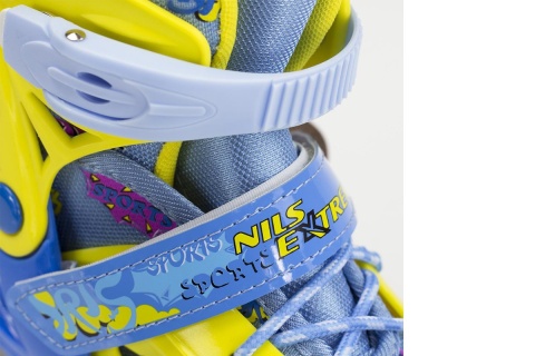 ŁYŻWY HOKEJOWE NH1105 A ROZM. M (35-38) ŻÓŁT-NIEB. /NILS