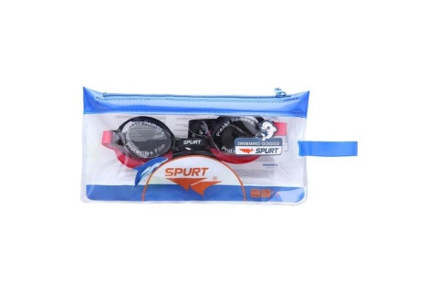 OKULARY PŁYWACKIE 1122 AF CZARN-CZERW. /SPURT