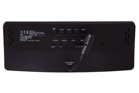 STACJA METEOROLOGICZNA TEMEO LIFE Z KOLOROWYM LCD CZARN. /BRESSER