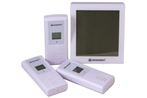 STACJA METEOROLOGICZNA TEMEO HYGRO QUADRO BIAŁ. /BRESSER