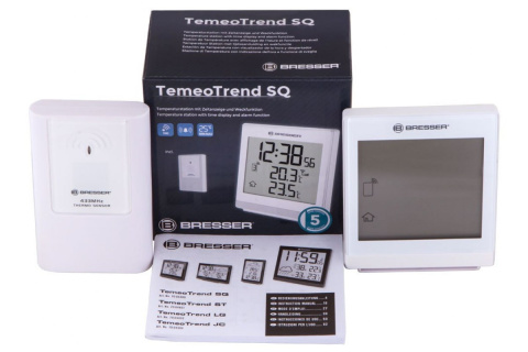 STACJA METEOROLOGICZNA TEMEOTREND SQ RC BIAŁ. /BRESSER