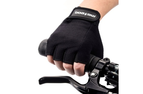 RĘKAWICZKI ROWEROWE GL BASIC 20 ROZM. XL CZARN. /METEOR
