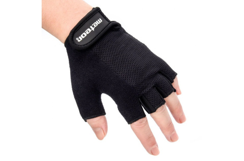 RĘKAWICZKI ROWEROWE GL BASIC 20 ROZM. M CZARN. /METEOR