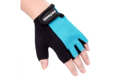 RĘKAWICZKI ROWEROWE GL BASIC 20 ROZM. S NIEB. /METEOR