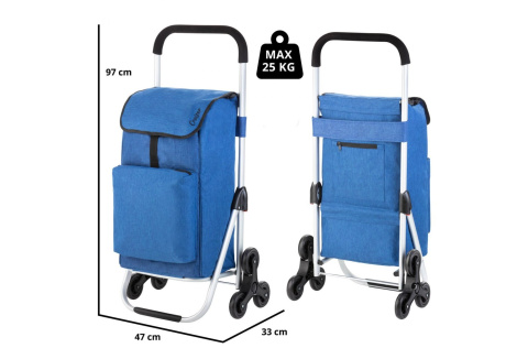 WÓZEK ZAKUPOWY DO POKONYWANIA SCHODÓW EXPERT PREMIUM /CRUISER