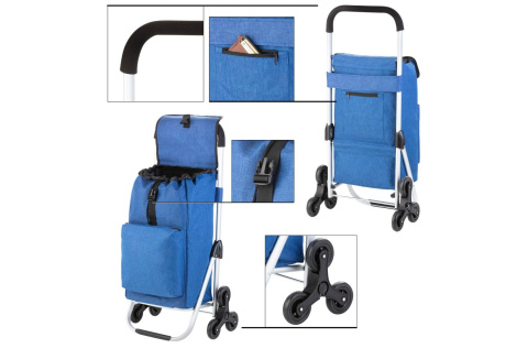 WÓZEK ZAKUPOWY DO POKONYWANIA SCHODÓW EXPERT PREMIUM /CRUISER