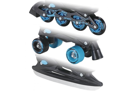 ŁYŻWOROLKI LEMON 3W1 ROZM. 30-33 CZARN-SZAR-NIEB. /ENERO