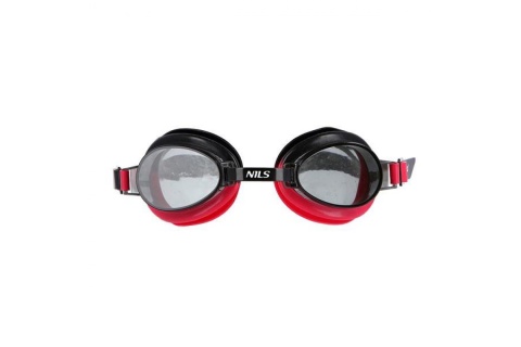 OKULARY PŁYWACKIE AF 01 CZARN-CZERW. /NILS