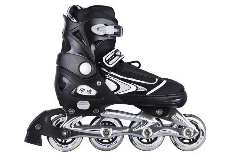 ŁYŻWOROLKI REGULOWANE STOK PW-126B ROZM. S (33-36) /ACTION