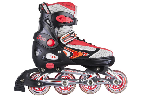 ŁYŻWOROLKI REGULOWANE STOK PW-126B ROZM. L (40-43) /ACTION