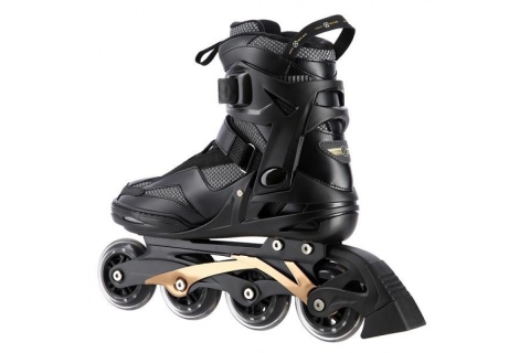 ŁYŻWOROLKI NA2150 ROZM. 37 CZARN-ZŁOT. /NILS