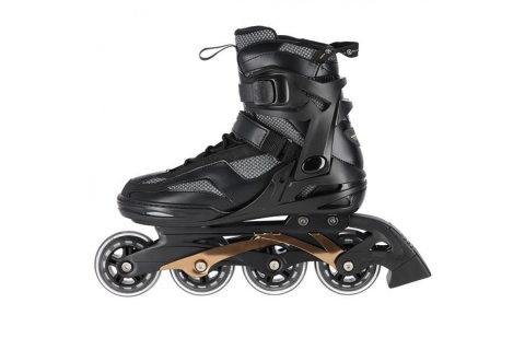 ŁYŻWOROLKI NA2150 ROZM. 39 CZARN-ZŁOT. /NILS