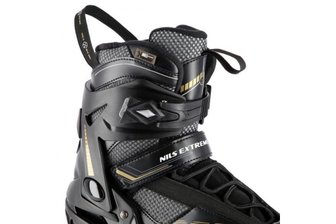 ŁYŻWOROLKI NA2150 ROZM. 39 CZARN-ZŁOT. /NILS