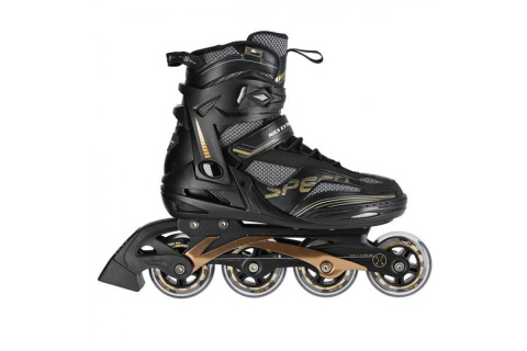 ŁYŻWOROLKI NA2150 ROZM. 41 CZARN-ZŁOT. /NILS