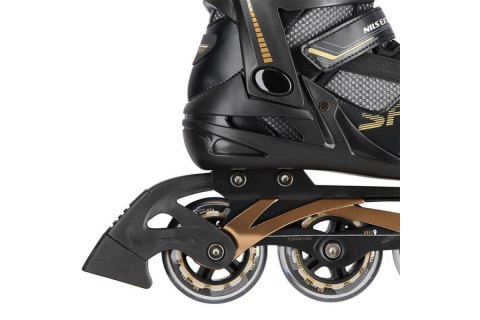 ŁYŻWOROLKI NA2150 ROZM. 41 CZARN-ZŁOT. /NILS