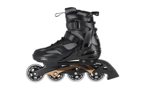 ŁYŻWOROLKI NA2150 ROZM. 43 CZARN-ZŁOT. /NILS